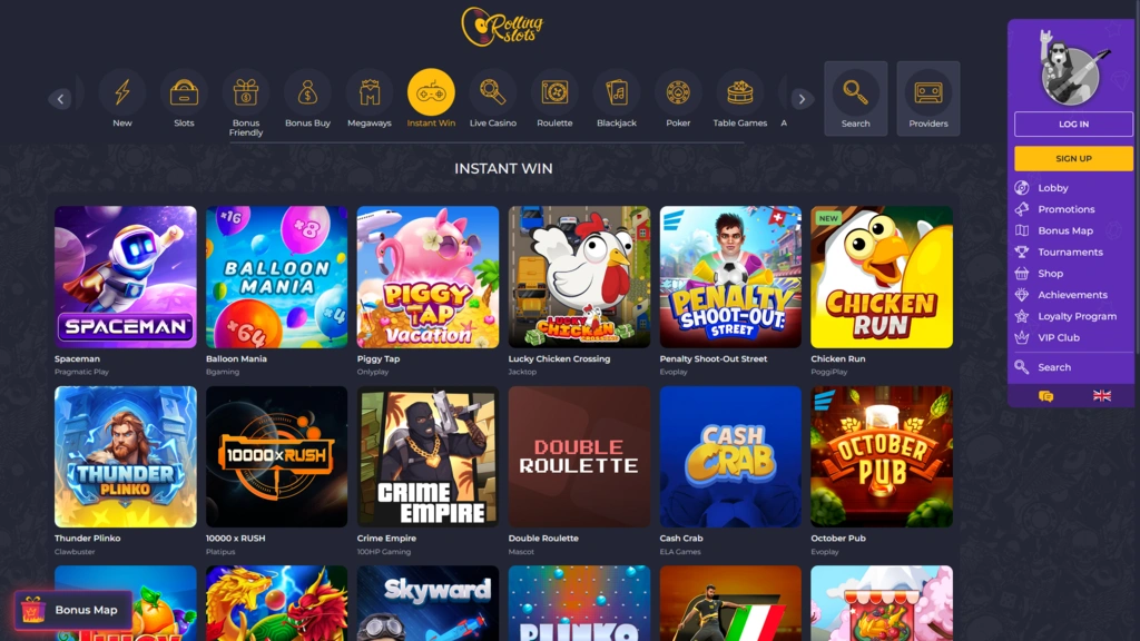 Rolling Slots - Instant Win